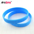 latest technology custom embossed silicone wrist bands